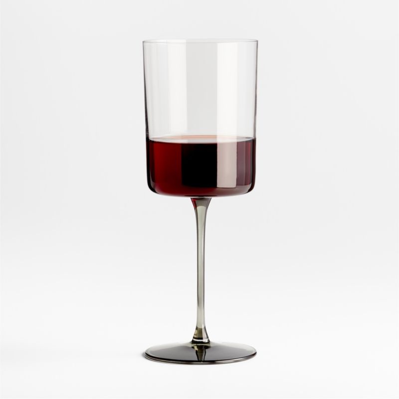 Edge Smoked Red Wine Glass Crate & Barrel