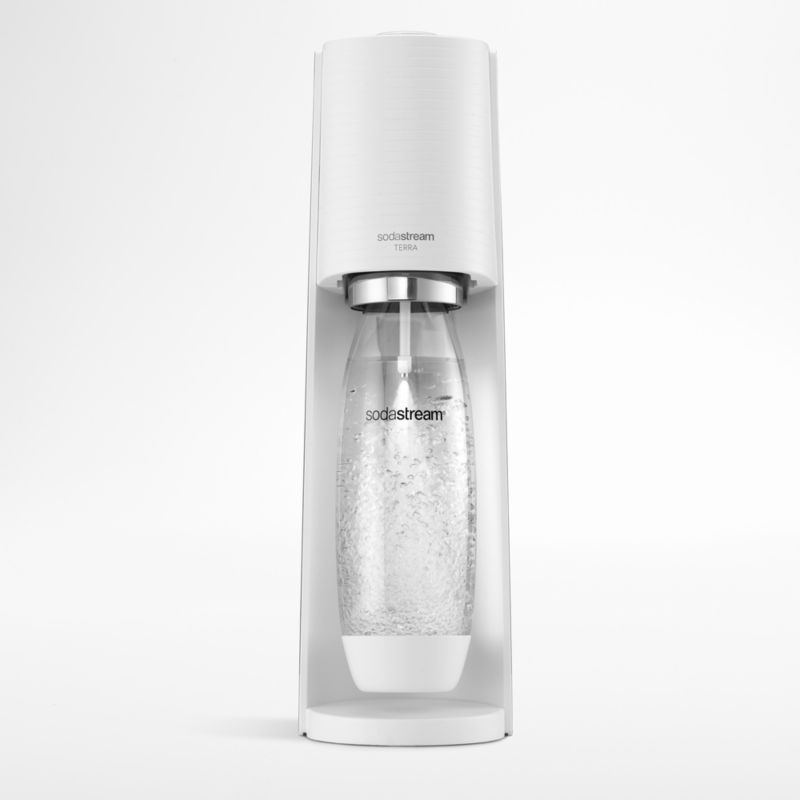 SodaStream Terra White Sparkling Water Maker + Reviews Crate & Barrel