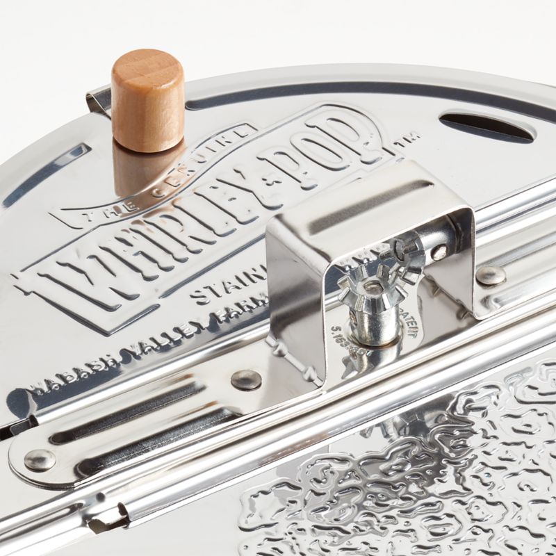 Stainless Steel 6Qt. Stovetop Popcorn Popper + Reviews Crate & Barrel