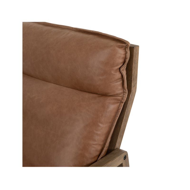 Tanner Chaps Saddle Leather Chair + Reviews Crate & Barrel Canada