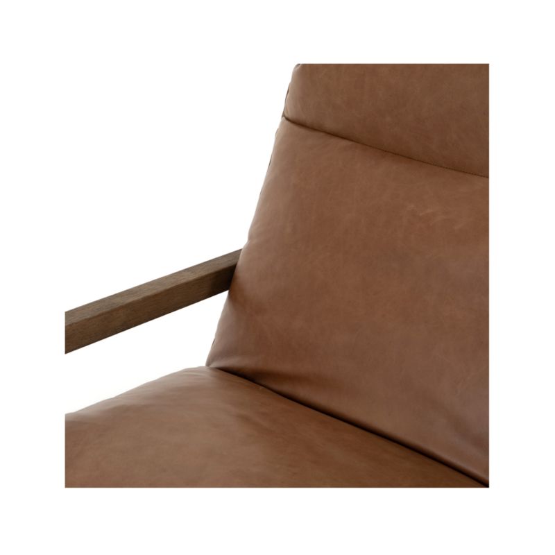 Tanner Chaps Saddle Leather Chair + Reviews Crate & Barrel Canada
