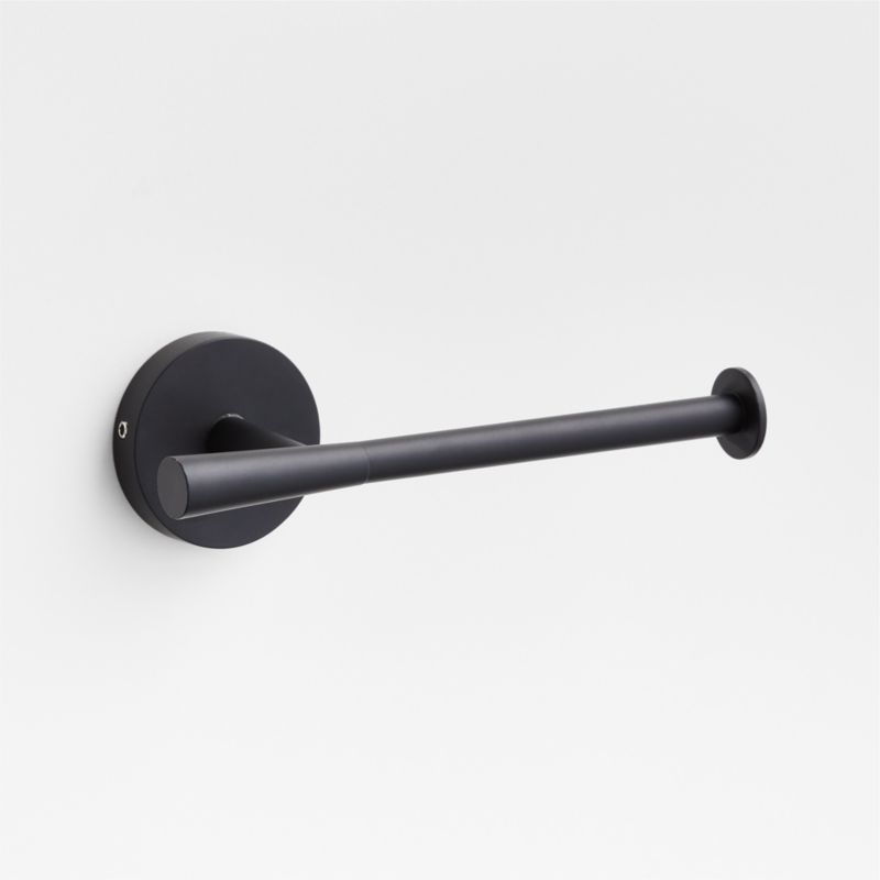 Tapered Matte Black WallMounted Toilet Paper Holder + Reviews Crate