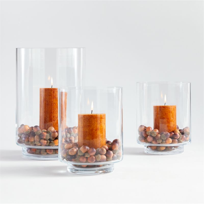 Taylor Glass Hurricane Candle Holder 9" + Reviews Crate & Barrel