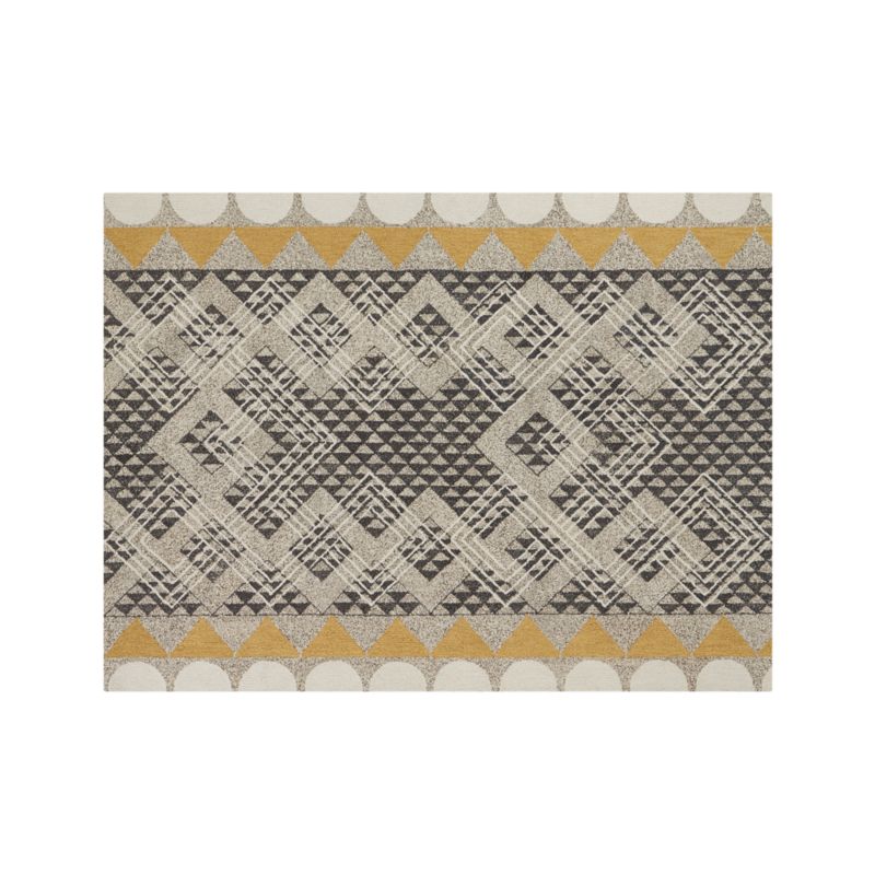 Thea Hand Hooked Wool Rug 9'x12' + Reviews Crate & Barrel