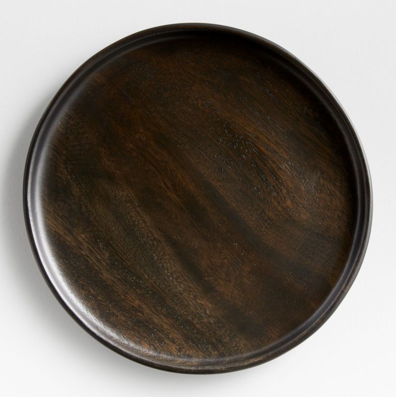 Tondo 12" Round Ebonized Platter + Reviews Crate & Barrel Canada