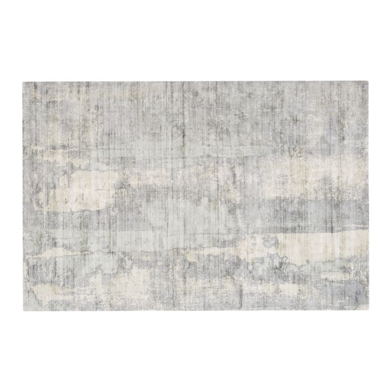 Tottori Grey Abstract Rug 6'x9' + Reviews Crate and Barrel