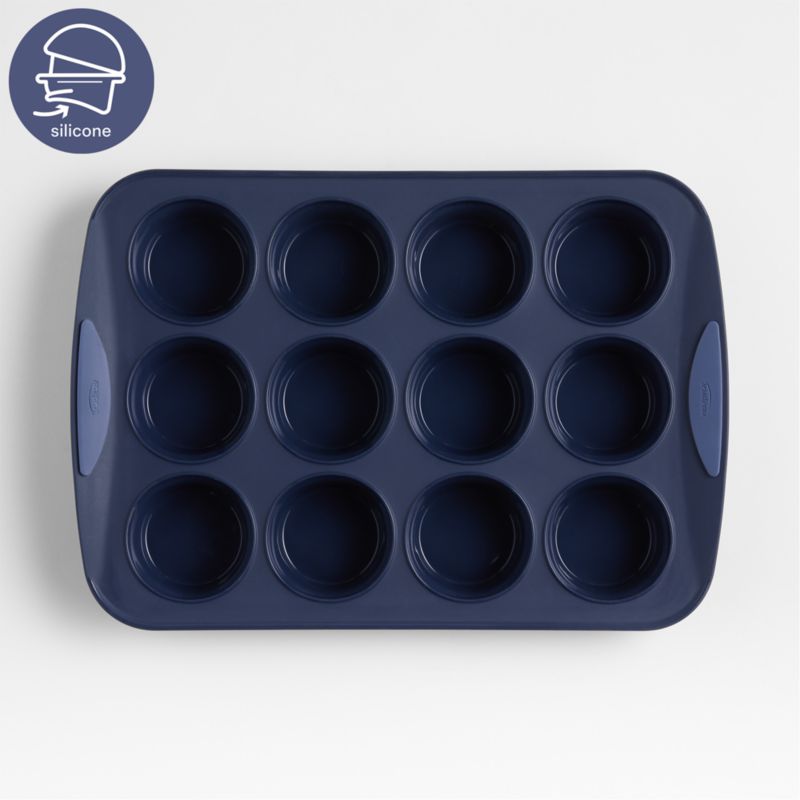 Trudeau 12Cup Silicone Muffin Pan Crate & Barrel Canada