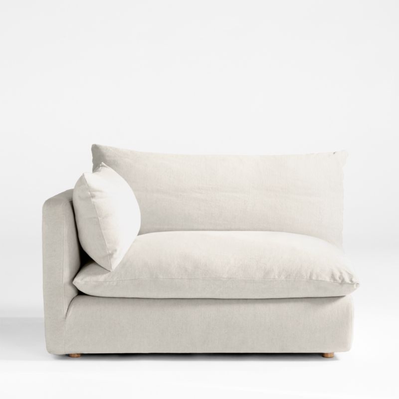 Unwind LeftArm Slipcovered Chair + Reviews Crate & Barrel Canada