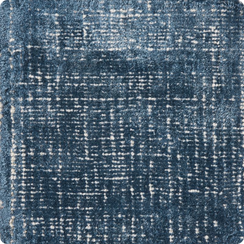 Vaughn Modern Blue Rug Swatch + Reviews Crate & Barrel Canada