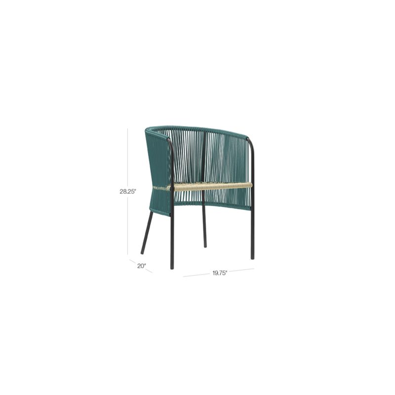 Verro Yellow Outdoor Dining Chair + Reviews Crate & Barrel