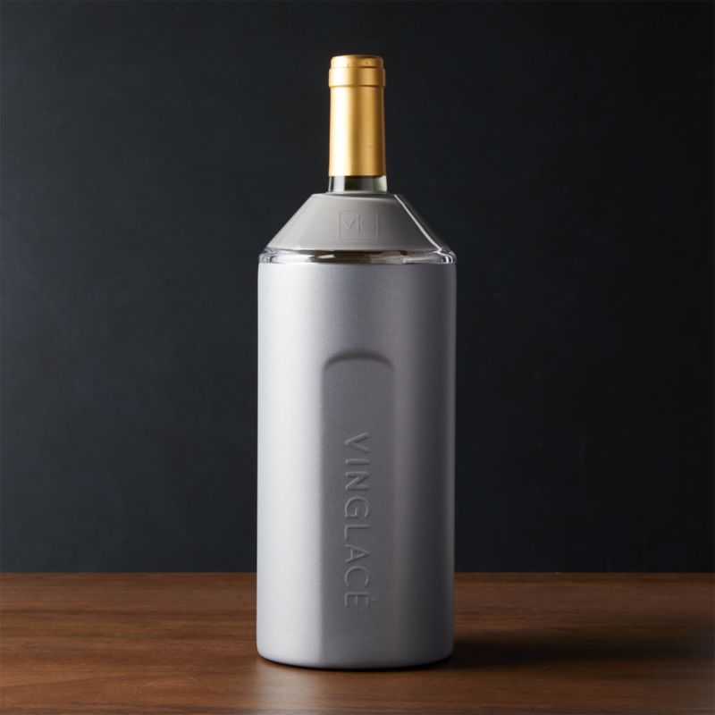 Vinglacé Graphite Wine Insulator + Reviews Crate & Barrel