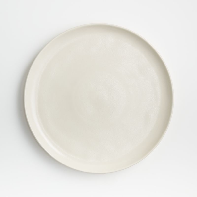 Visto Cream Stoneware Dinner Plate + Reviews Crate & Barrel Canada