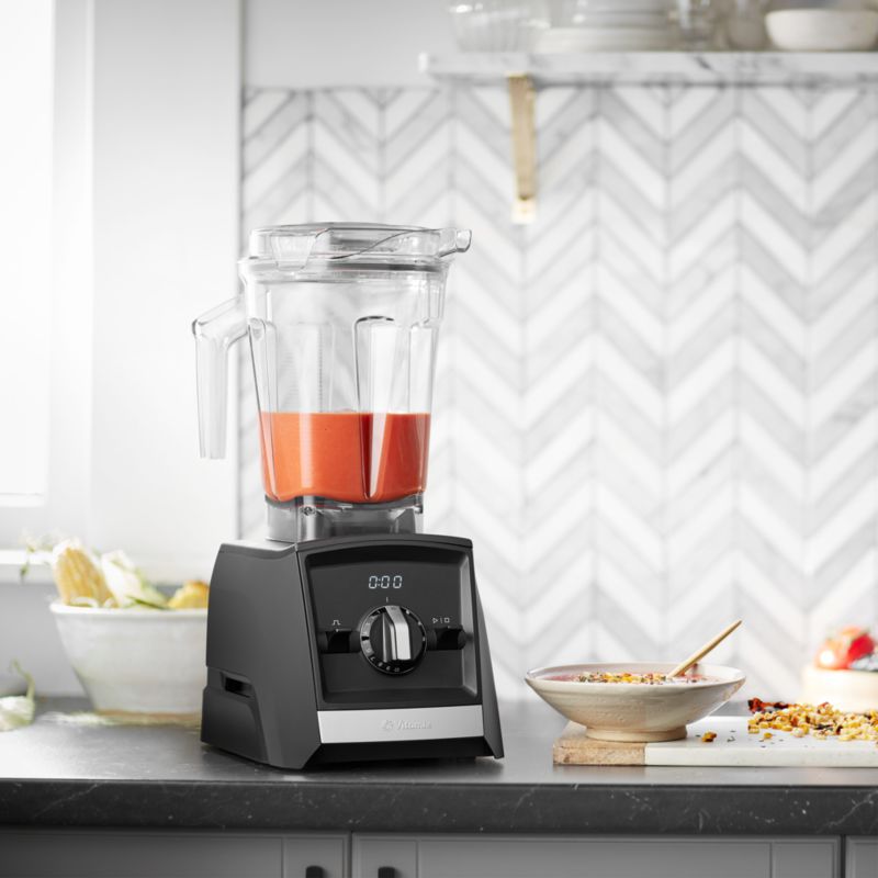 Vitamix Ascent A2500 BPAFree Slate Grey Blender + Reviews Crate & Barrel Canada