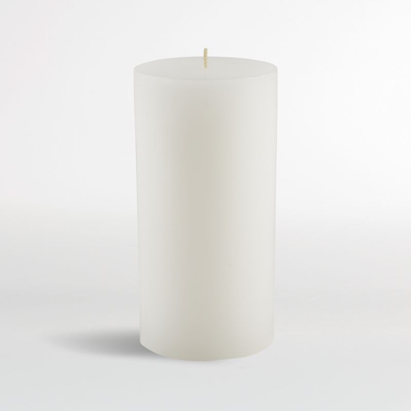 3"x6" White Pillar Candle + Reviews Crate & Barrel Canada