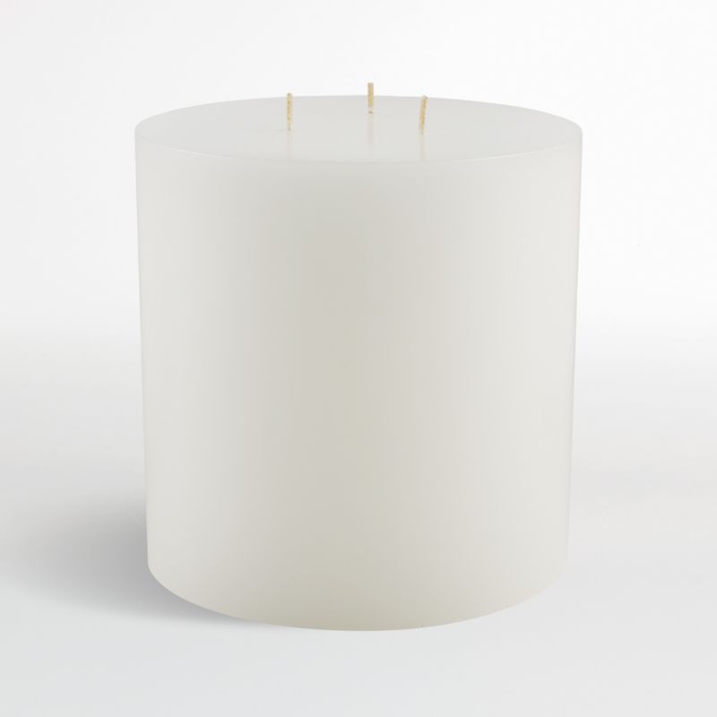 6"x6" White Pillar Candle + Reviews Crate & Barrel Canada