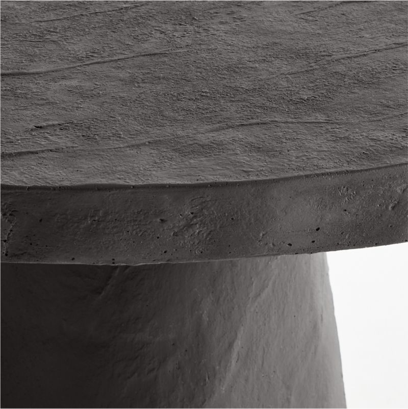 Willy Charcoal Brown Pedestal 32" Bistro Table by Leanne Ford + Reviews