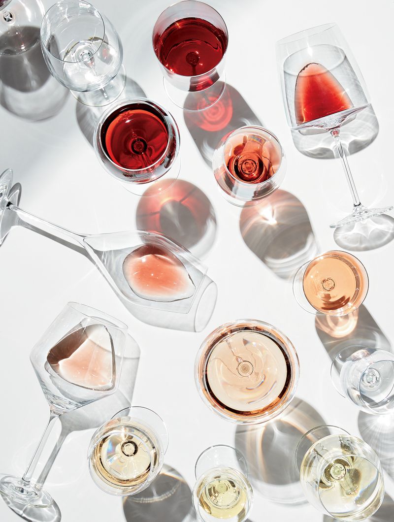 Edge Square Wine Glasses Crate & Barrel Canada