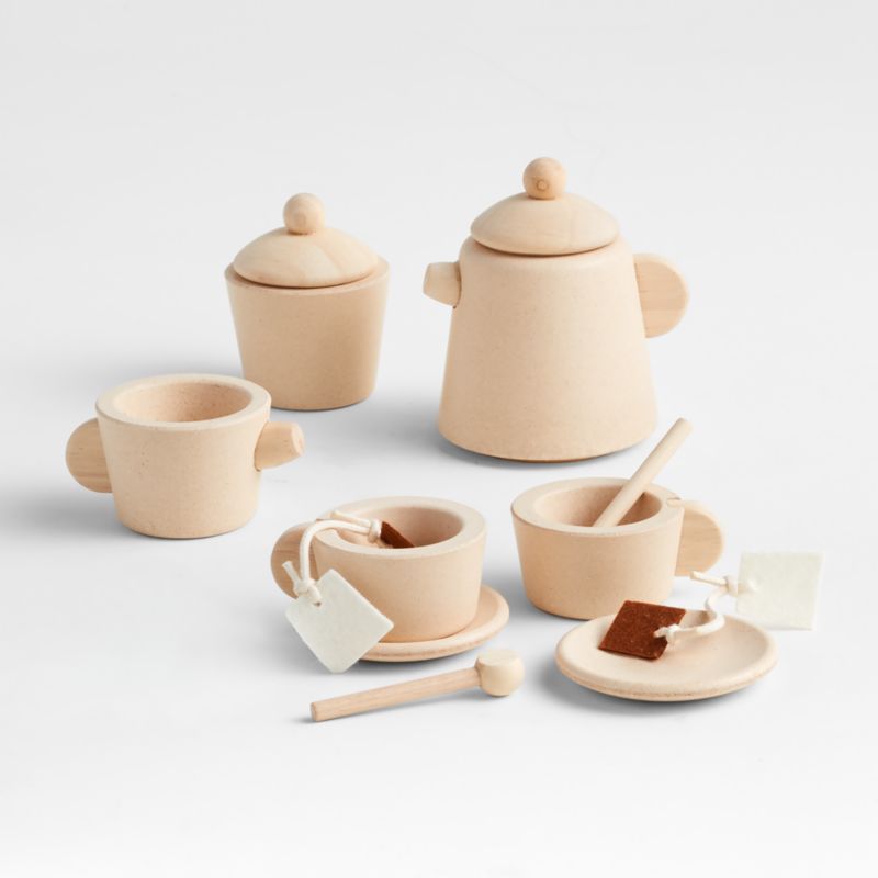 Plan Toys Wooden Tea Set + Reviews Crate & Kids