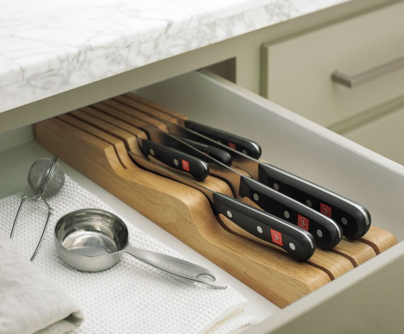 Wüsthof Gourmet Stamped 7Piece InDrawer Knife Set + Reviews Crate