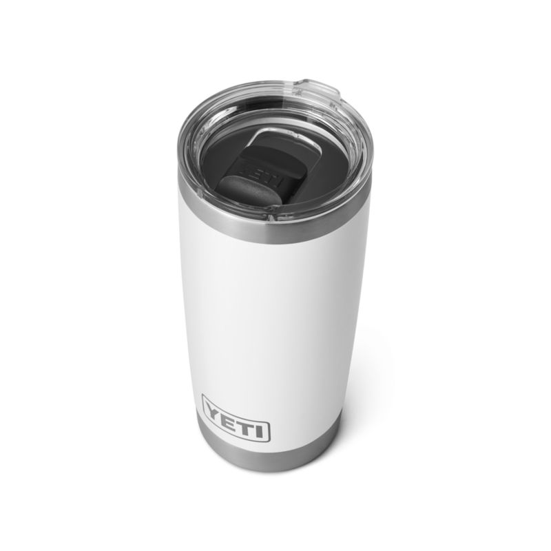 YETI Rambler 20Oz. Tumbler with MagSlider Lid White + Reviews Crate