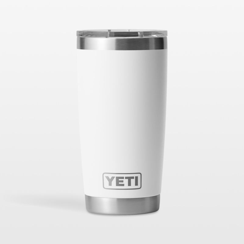 YETI Rambler 20Oz. Tumbler with MagSlider Lid White + Reviews Crate