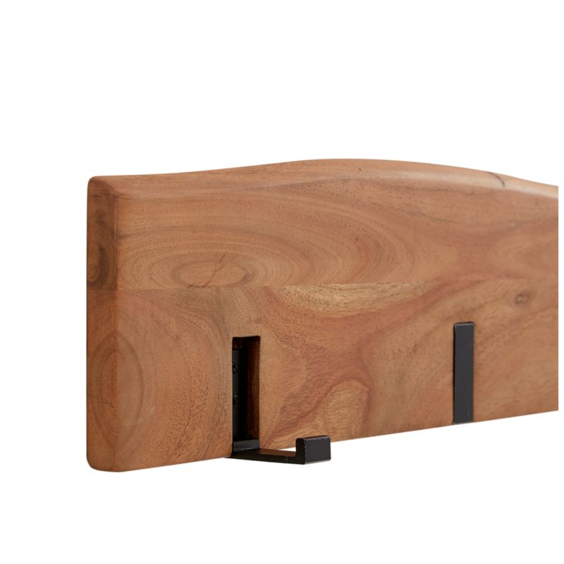 Yukon Natural Wall Coat Rack + Reviews Crate & Barrel Canada