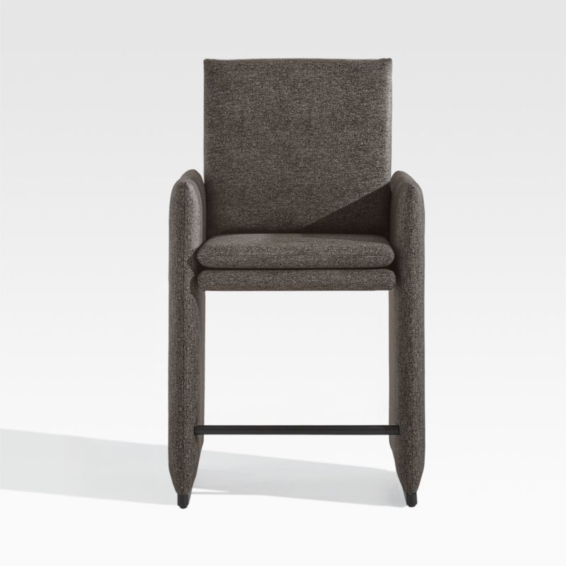 Zuma Outdoor Upholstered Counter Stool + Reviews Crate & Barrel