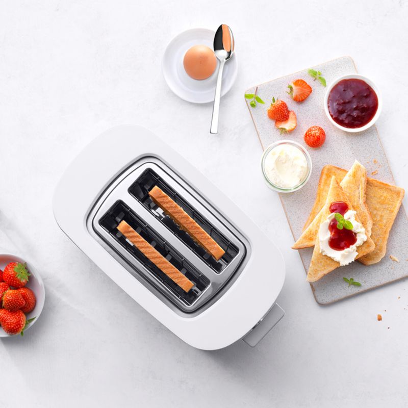 ZWILLING Enfinigy Silver 2Slice Toaster + Reviews Crate & Barrel