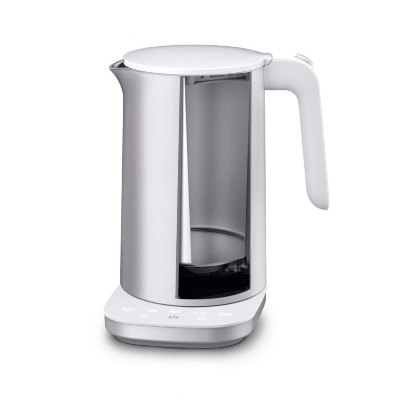 ZWILLING Enfinigy Silver Cool Touch Tea Kettle Pro + Reviews Crate