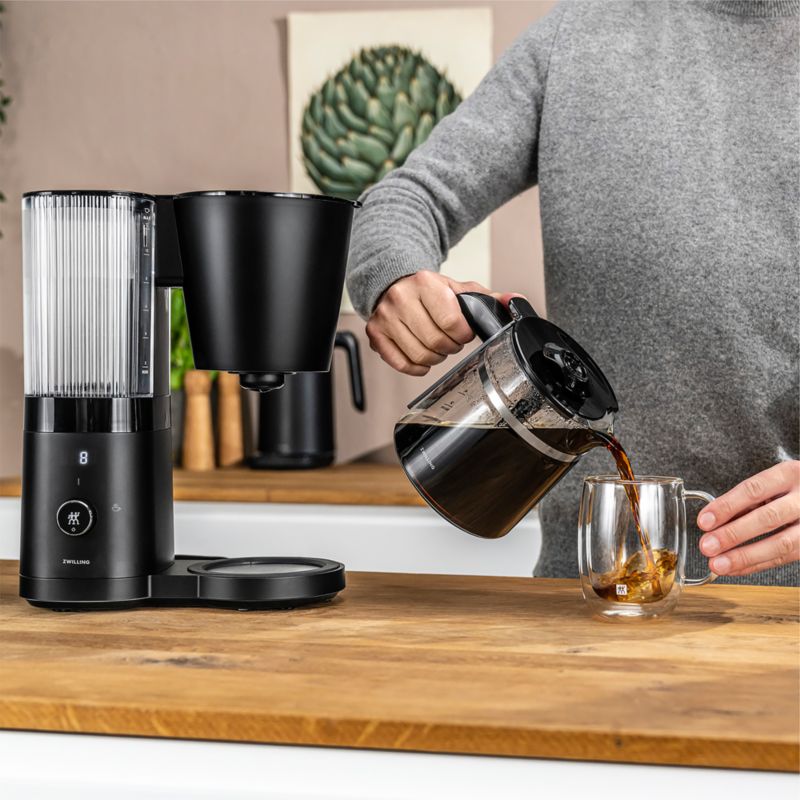 ZWILLING Enfinigy Matte Black Glass 12Cup Coffee Maker + Reviews