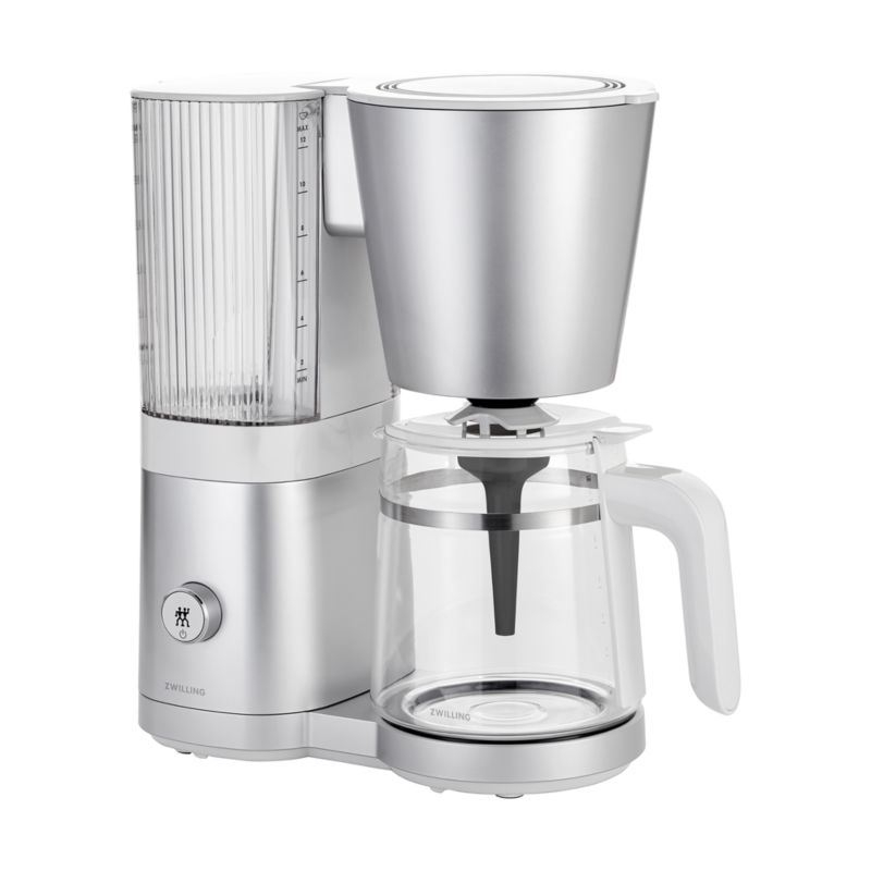 ZWILLING Enfinigy Silver Glass 12Cup Coffee Maker + Reviews Crate