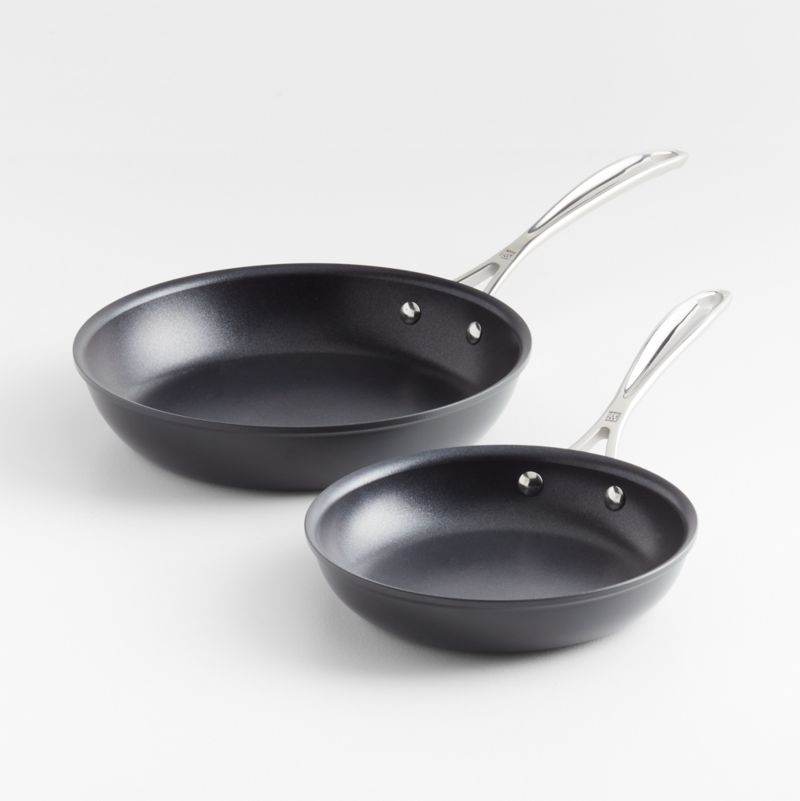 Zwilling 2Piece 8" and 10" HardAnodized Aluminum NonStick Fry Pans