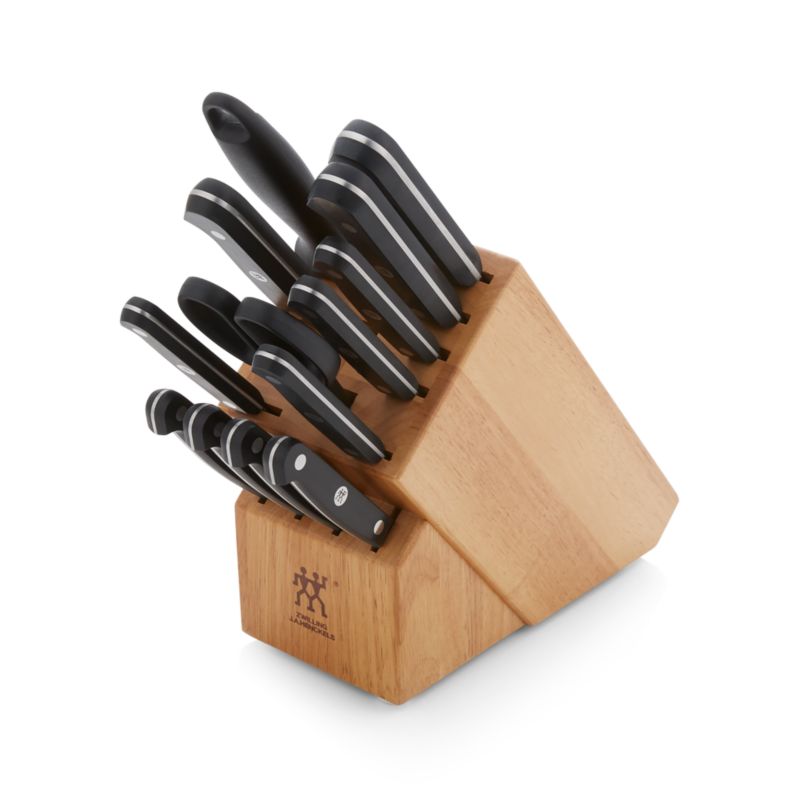 ZWILLING Gourmet 14Piece Knife Set + Reviews Crate & Barrel Canada