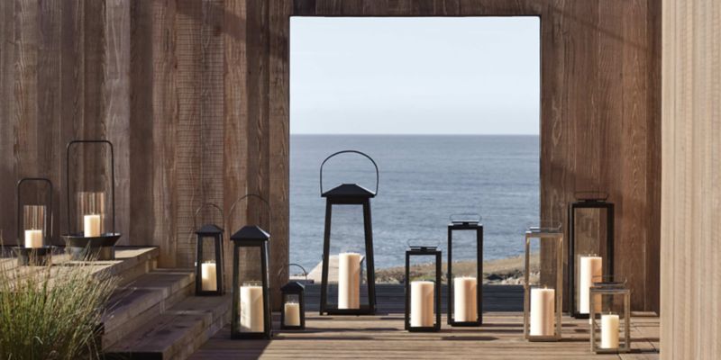 Outdoor Patio Lights Outdoor Lanterns, String Lights Crate & Barrel