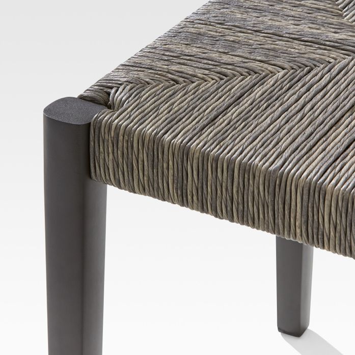 Railay AllWeather Woven Wicker Dining Outdoor Bench + Reviews Crate