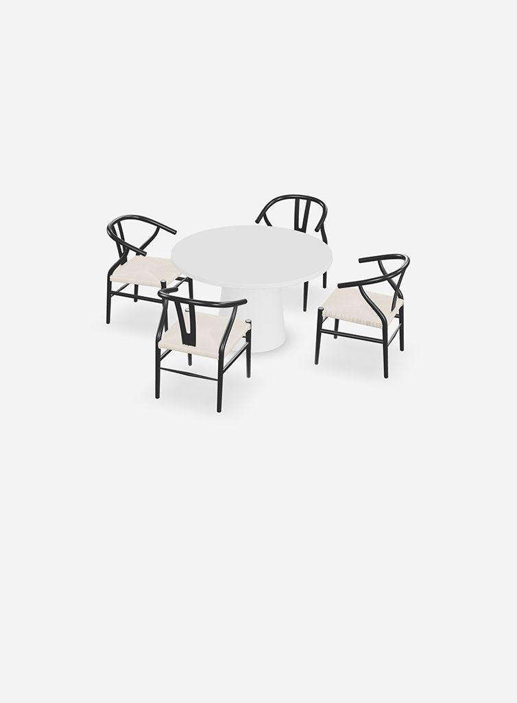 Willy 48" Charcoal Brown Pedestal Dining Table by Leanne Ford + Reviews