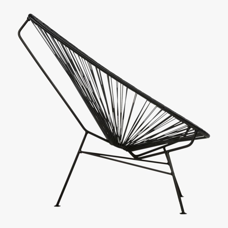 Acapulco Black Egg Outdoor Patio Chair + Reviews CB2 Canada