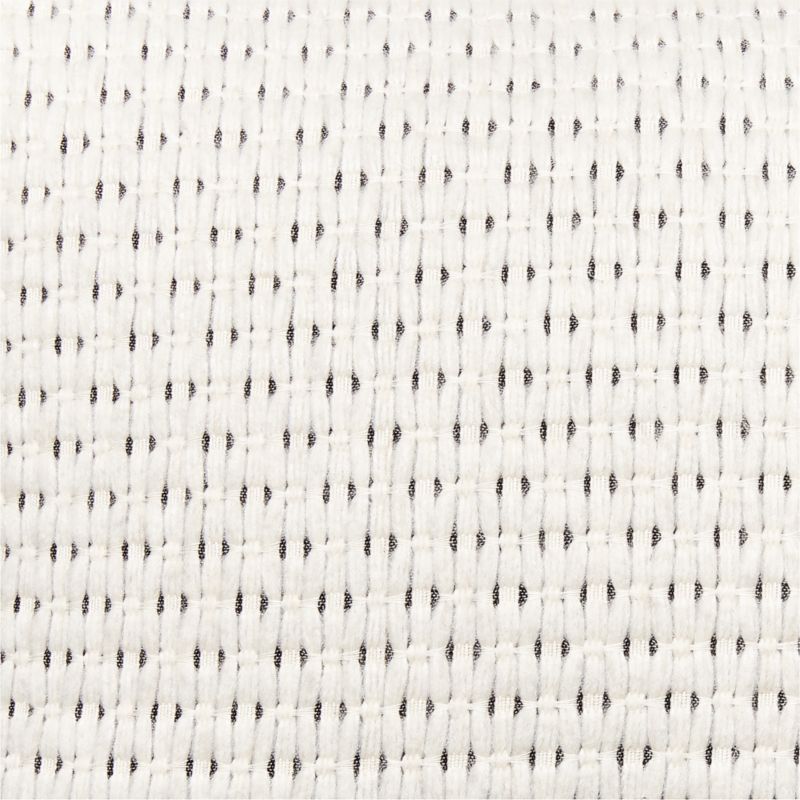 Alco Woven White Modern Throw Pillow with DownAlternative Insert 23