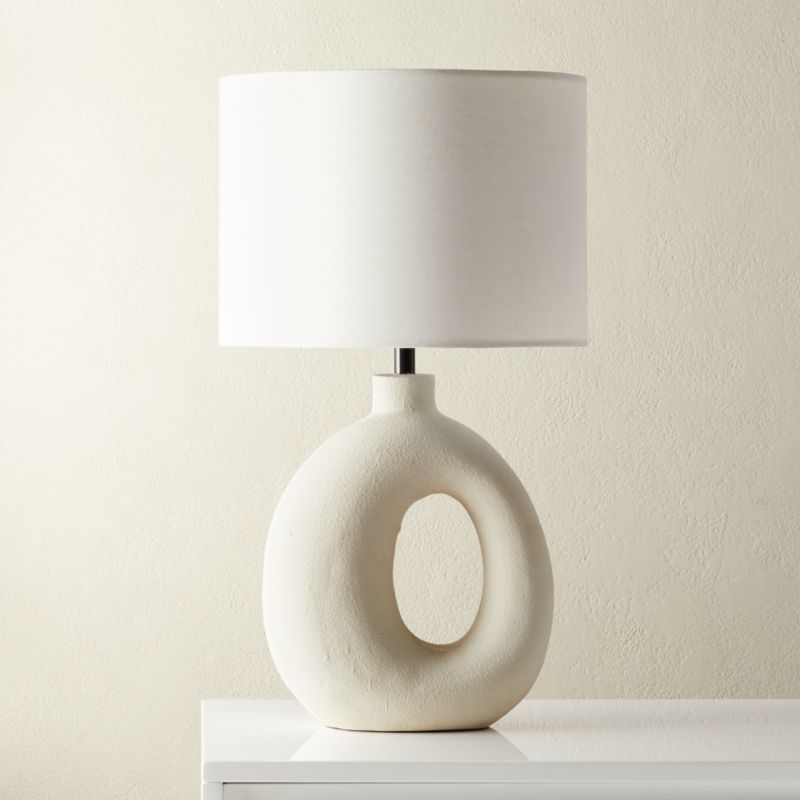 Algarve Ceramic Table Lamp + Reviews CB2