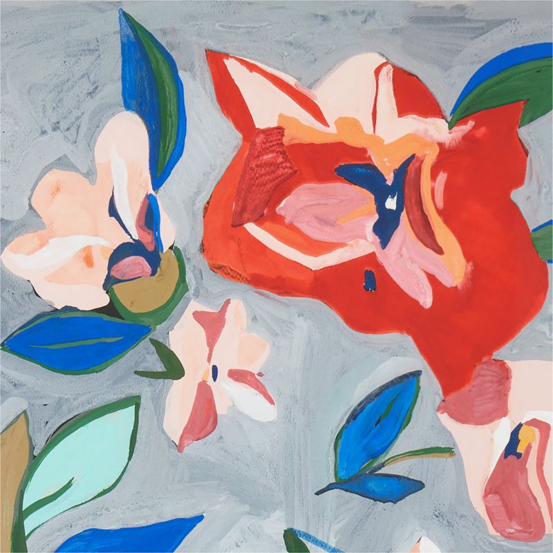 'Amaryllis Floral' Framed Giclee Modern Art Print 18"x24" CB2 Canada