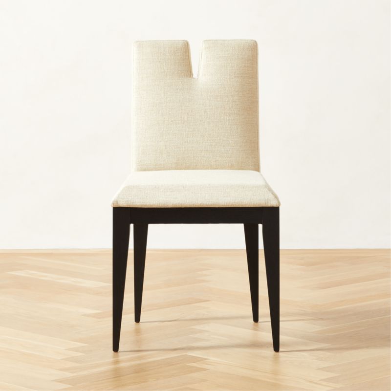 Andre Ivory Upholstered Dining Chair CB2 Canada