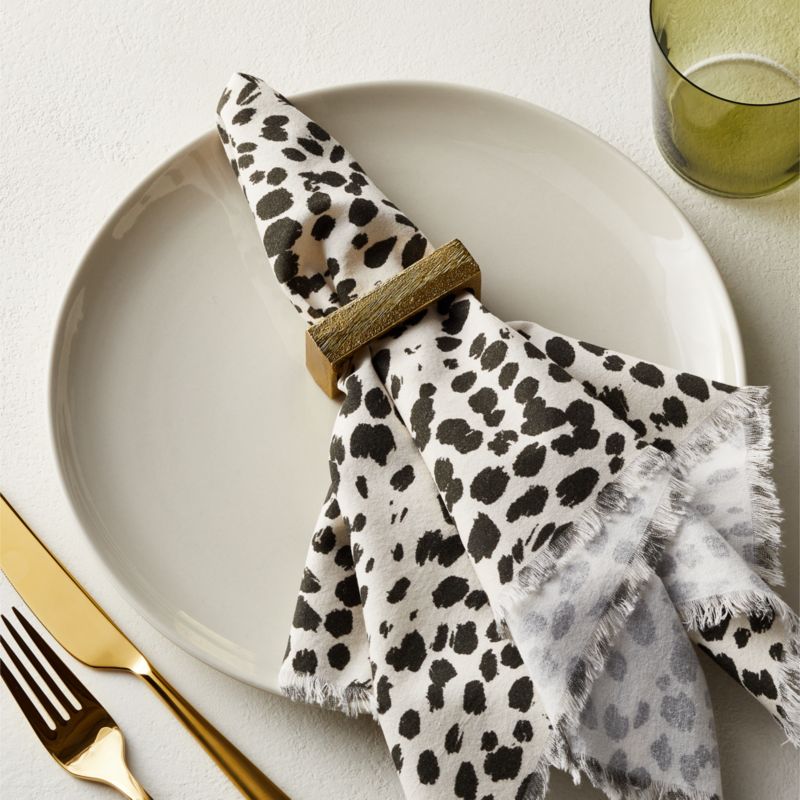 Barre Gold Napkin Ring + Reviews CB2 Canada