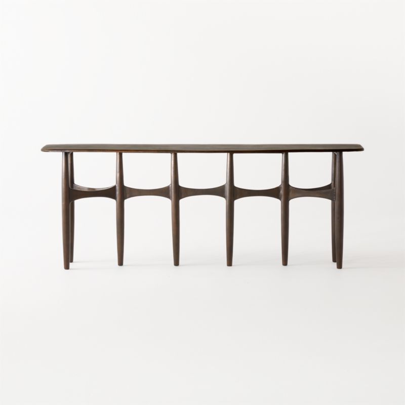 Bixby 80" Bronze Cast Aluminum Console Table + Reviews CB2(08)