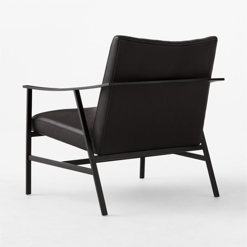 Blair Black Leather Accent Chair by Paul McCobb + Reviews CB2 Canada