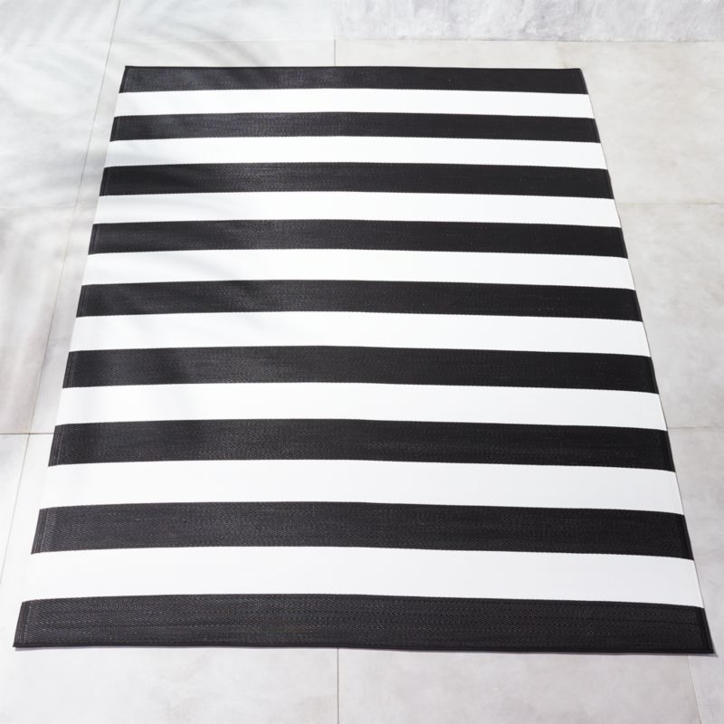 Black And White Striped Rug Outdoor oneandonlyjoanne