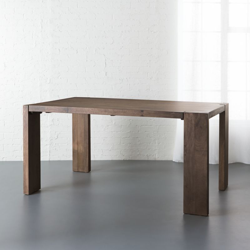 blox mango wood dining table CB2