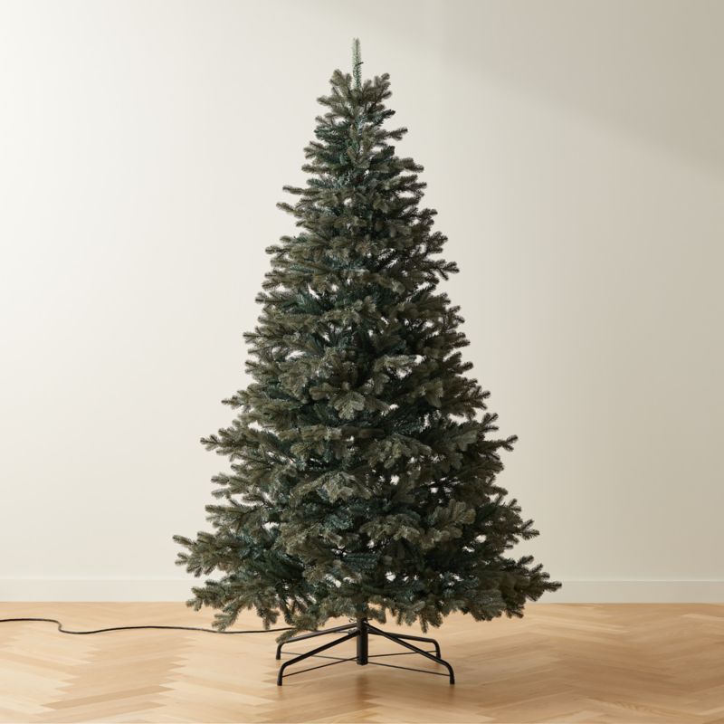 Faux Blue Spruce Christmas Tree 7.5' + Reviews CB2