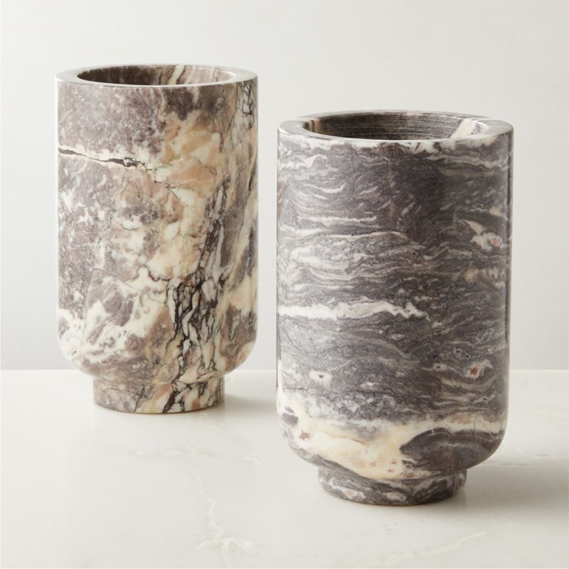 Brix Grey Levanto Marble Wine Chiller + Reviews CB2