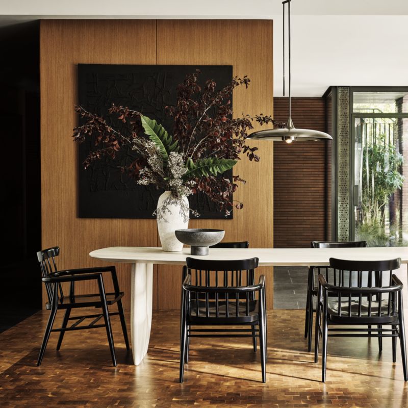 Black Ceramic Pedestal Bowl + Reviews CB2 Canada