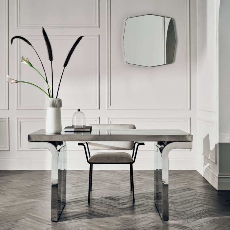 Ruff White Porcelain Vase + Reviews CB2